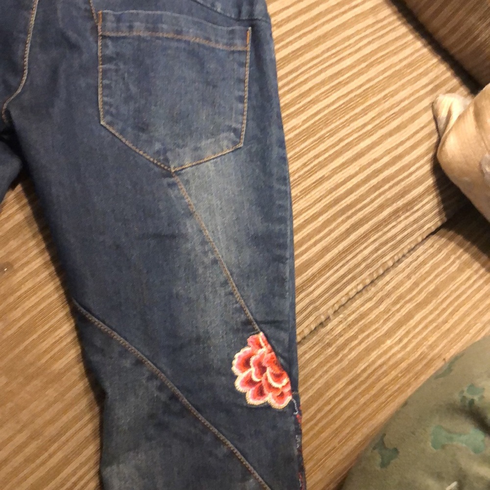 Japanese seam accent embroidered jeans - Picture 8 of 16